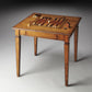 HomeRoots Rustic Game Table in Brown Finish