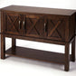 HomeRoots Rustic Natural Dark Brown Buffet Cabinet