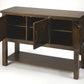 HomeRoots Rustic Natural Dark Brown Buffet Cabinet