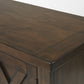 HomeRoots Rustic Natural Dark Brown Buffet Cabinet