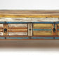HomeRoots Rustic Painted Coffee Table