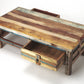 HomeRoots Rustic Painted Coffee Table