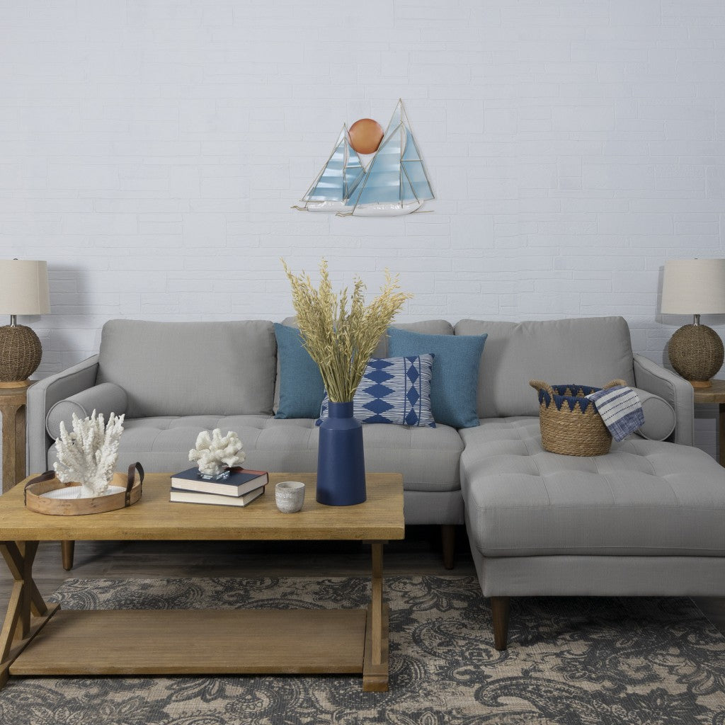 HomeRoots Sailboats at Sunset Wall Decor