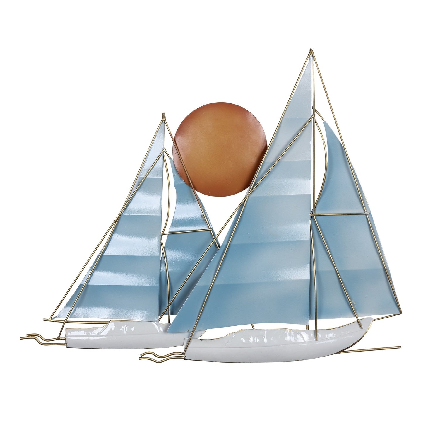 HomeRoots Sailboats at Sunset Wall Decor