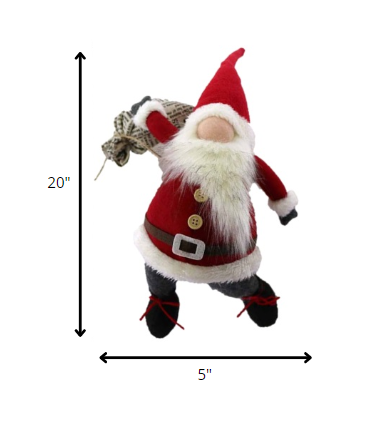 HomeRoots Santa Claus Hanging Gnome
