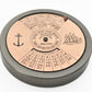 HomeRoots Set of 2 100 Year Calendar and Compass Quote