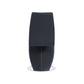 HomeRoots Set of 2 Black Z Shape Design Dining Chairs With Horse Shoe Shape Base