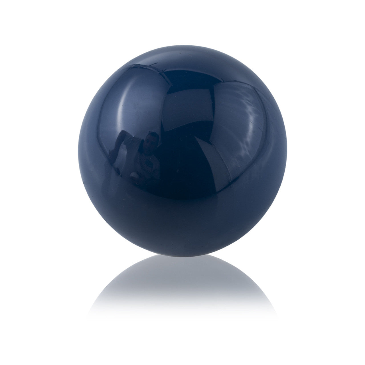 HomeRoots Set of 2 Blue Aluminum Decorative Spheres 3'