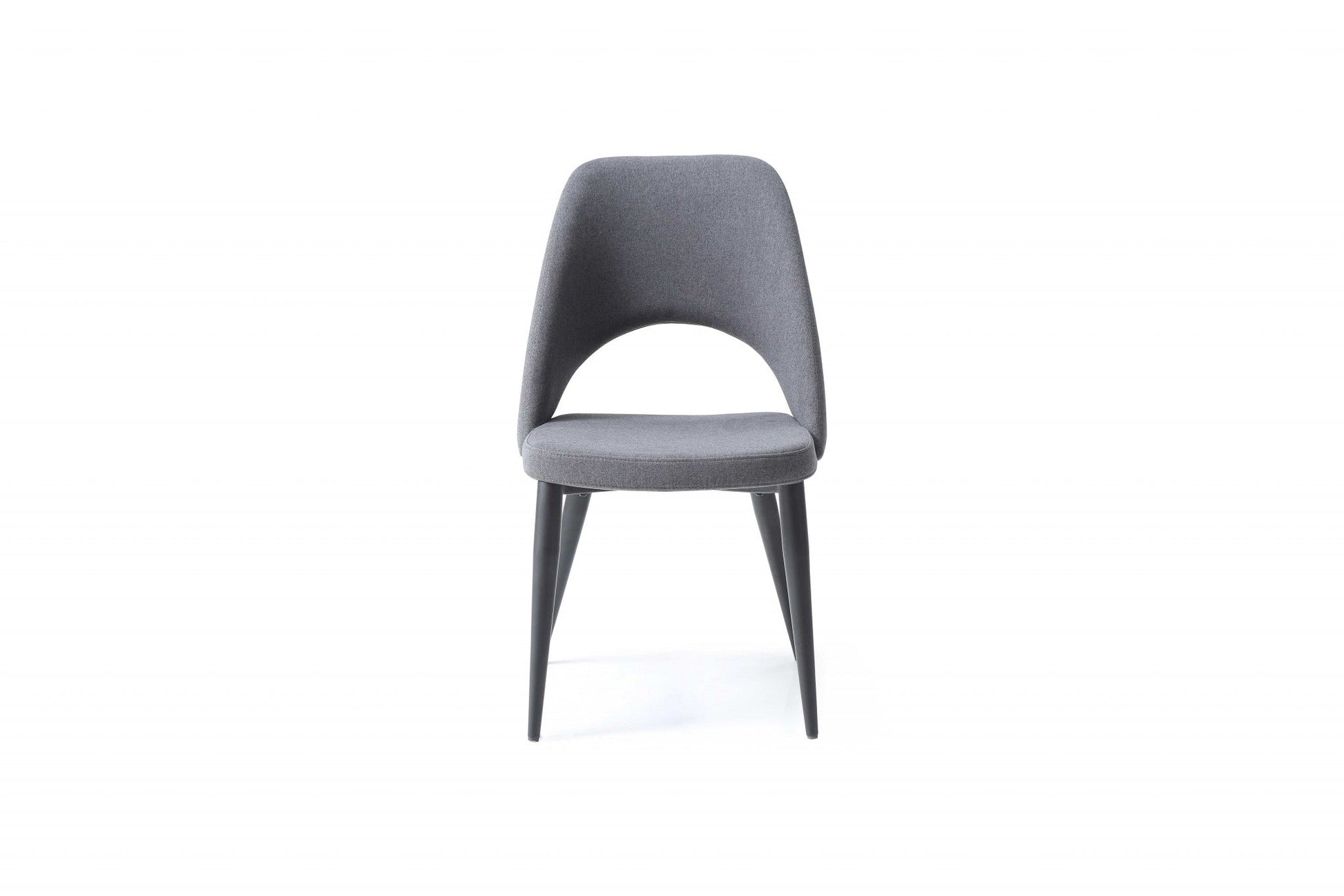 HomeRoots Set of 2 Blue Faux Leather Metal Dining Chairs