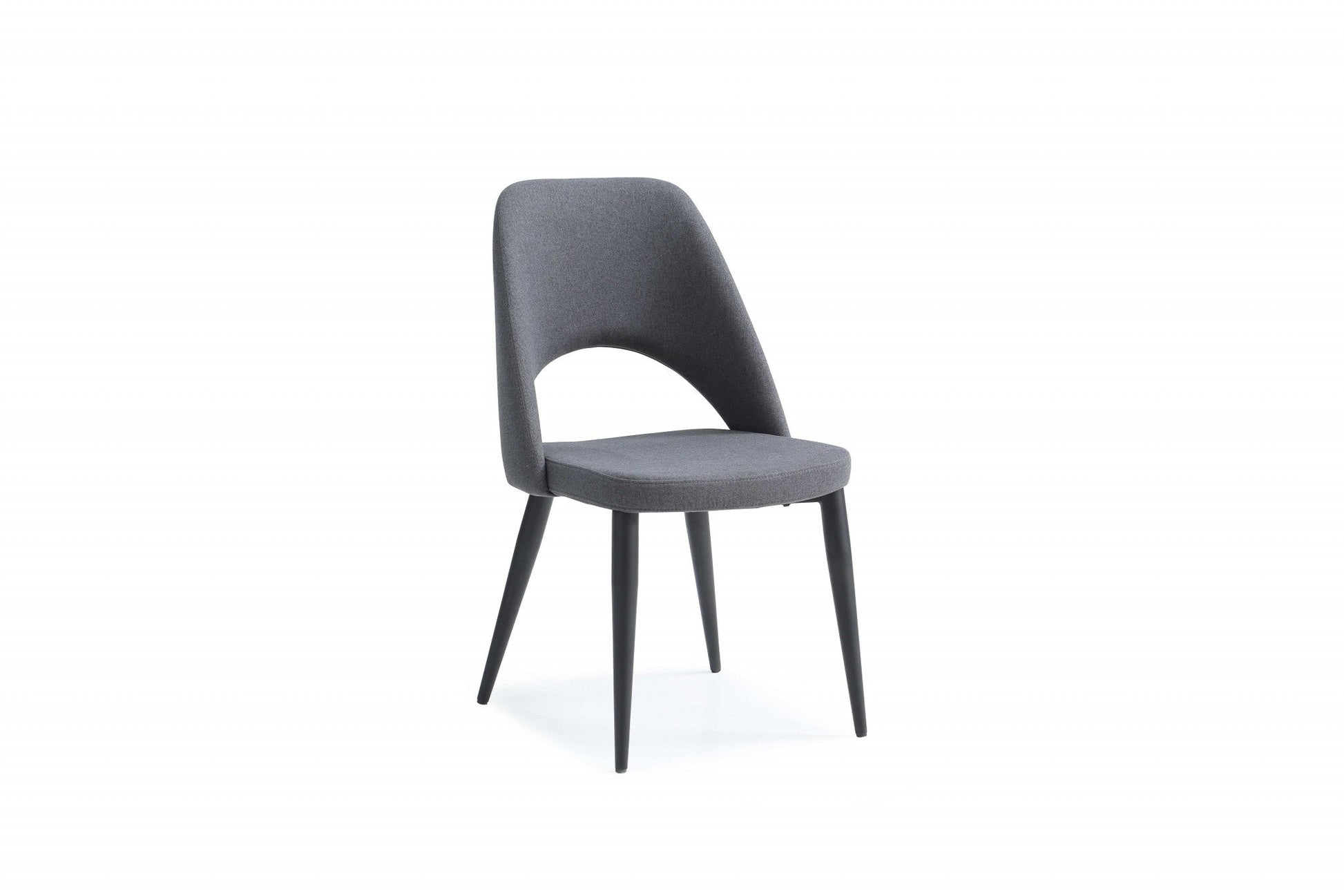 HomeRoots Set of 2 Blue Faux Leather Metal Dining Chairs