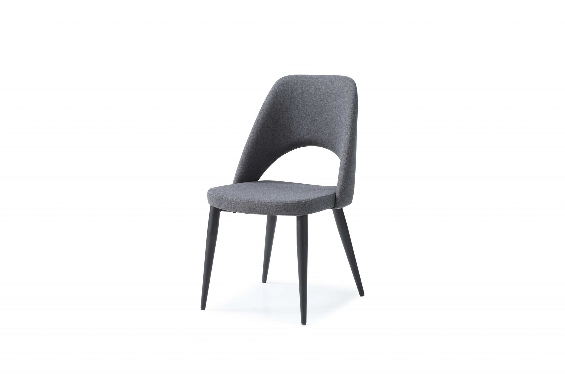 HomeRoots Set of 2 Blue Faux Leather Metal Dining Chairs