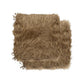 HomeRoots Set of 2 Cozy Tan Faux Fur Chair Pads