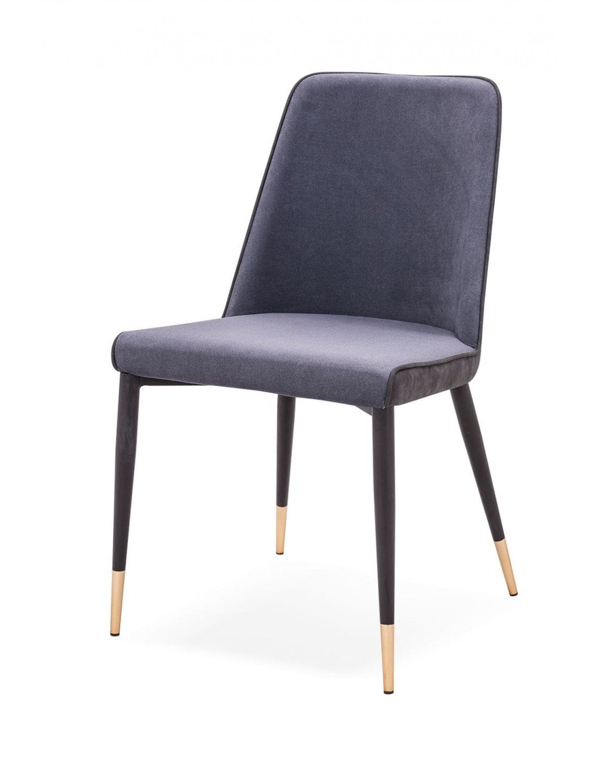HomeRoots Set of 2 Dark Gray Modern Dining Chairs