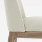 HomeRoots Set of 2 Gray Walnut Dining Chairs