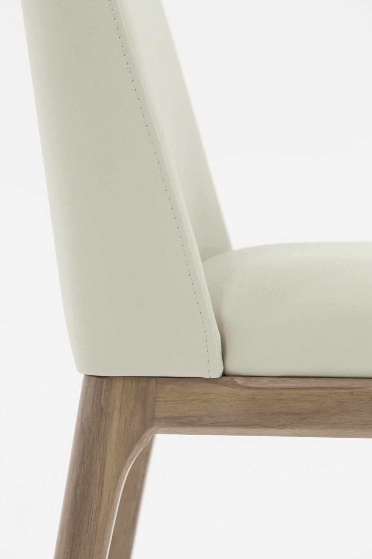 HomeRoots Set of 2 Gray Walnut Dining Chairs