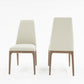 HomeRoots Set of 2 Gray Walnut Dining Chairs