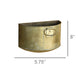 HomeRoots Set of 2 Half Bucket Metal Planter