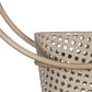 HomeRoots Set of 2 Metallic Cane Wall Planters