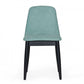HomeRoots Set of 2 Mint Fabric Dining Chairs