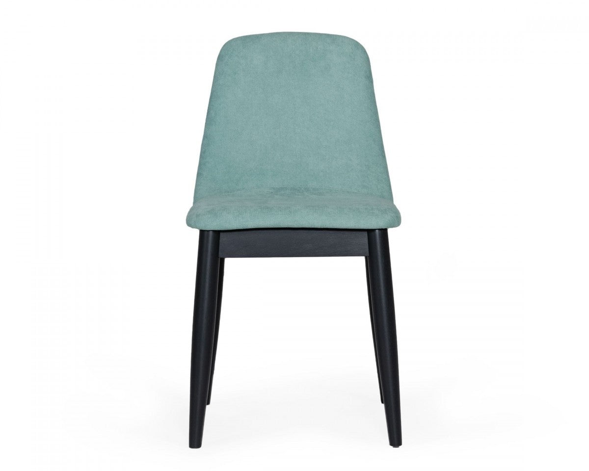 HomeRoots Set of 2 Mint Fabric Dining Chairs