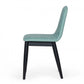 HomeRoots Set of 2 Mint Fabric Dining Chairs