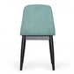 HomeRoots Set of 2 Mint Fabric Dining Chairs