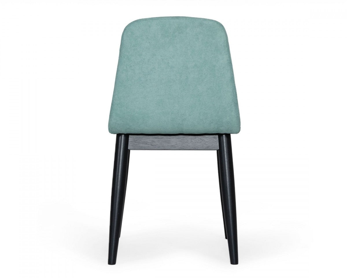HomeRoots Set of 2 Mint Fabric Dining Chairs
