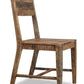 HomeRoots Set of 2 Solid Mango Wood Dining Chairs