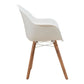 HomeRoots Set of 4 White Wooden Chairs