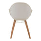 HomeRoots Set of 4 White Wooden Chairs