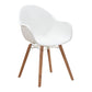 HomeRoots Set of 4 White Wooden Chairs