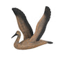 HomeRoots Set of Three Flying Geese Carved Wood 3D Wall Art