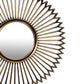 HomeRoots Set of Three Gold Wall Mirrors