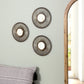 HomeRoots Set of Three Gold Wall Mirrors