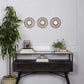 HomeRoots Set of Three Gold Wall Mirrors