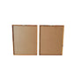 HomeRoots Set of Two Modern Blue Gray Leaves Framed Canvas Wall Art