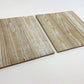 HomeRoots Set of Two Whitewash and Natural Wood Wall Art Hanging Panels