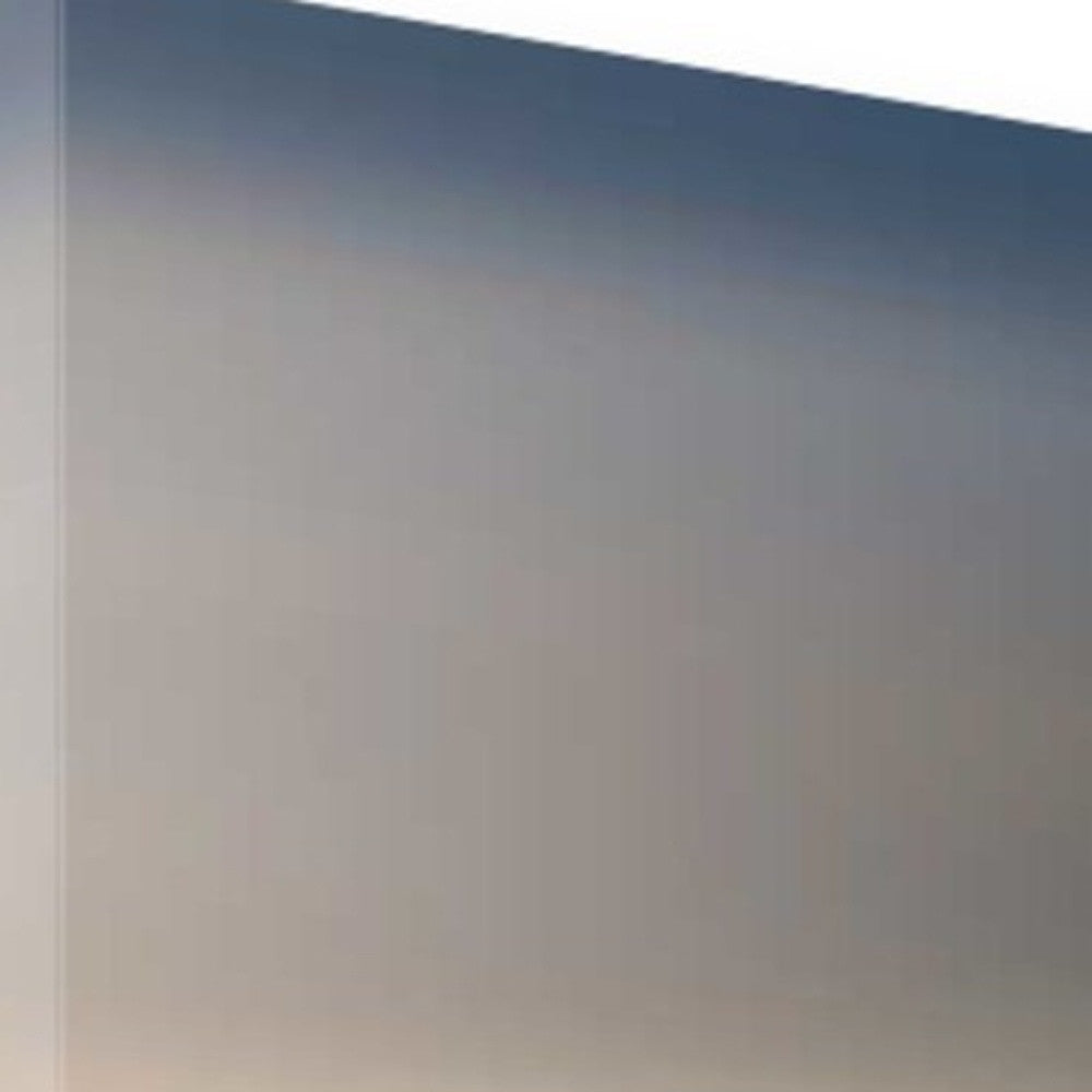 HomeRoots Shades of Blue Gradient 4 Giclee Wrap Canvas Wall Art