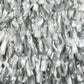 HomeRoots Shiny Gray Shaggy Throw Pillow