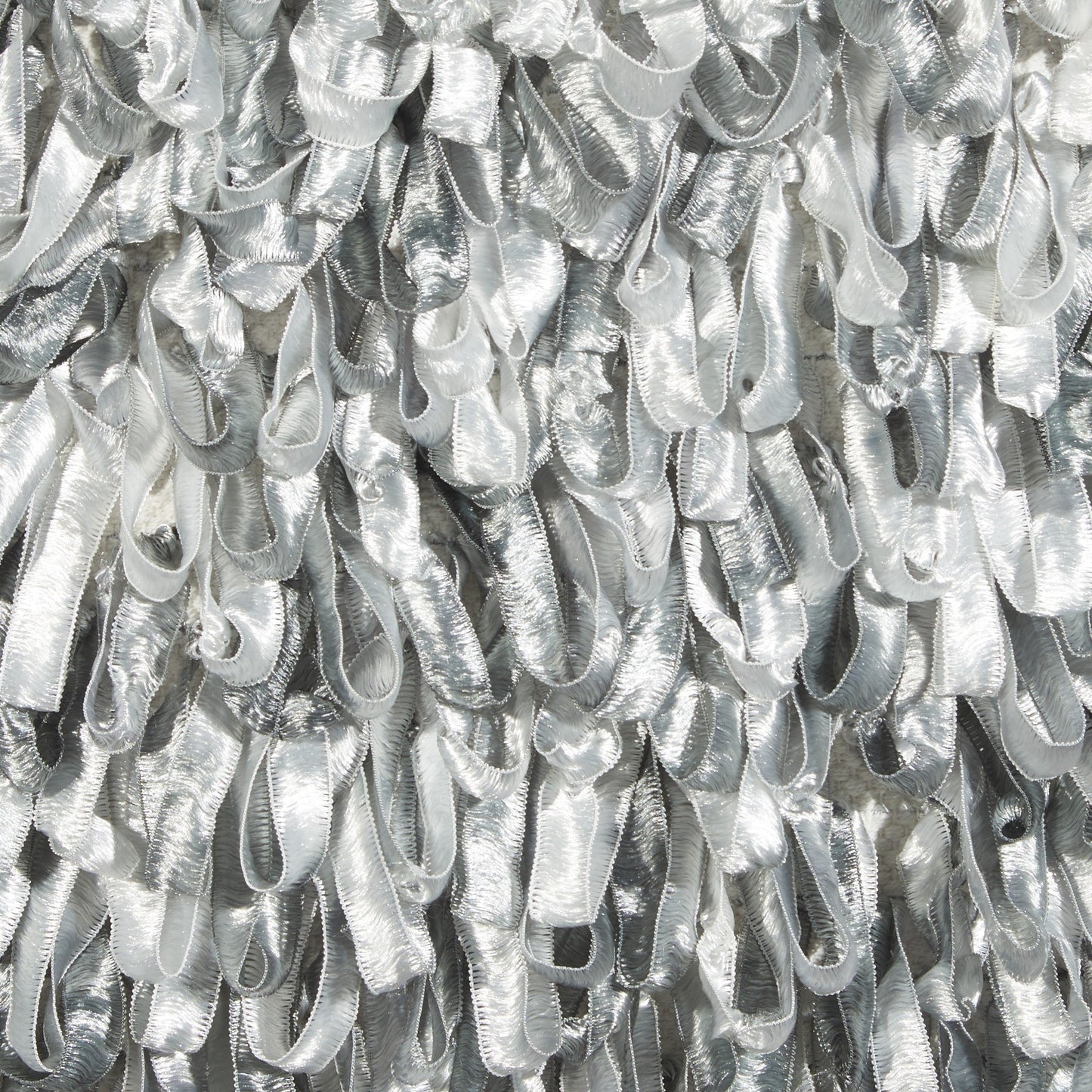 HomeRoots Shiny Gray Shaggy Throw Pillow