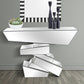 HomeRoots Silver 3D Console Table