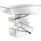 HomeRoots Silver 3D Console Table