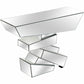 HomeRoots Silver 3D Console Table