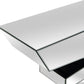 HomeRoots Silver 3D Console Table