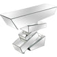 HomeRoots Silver 3D Console Table