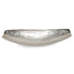HomeRoots Silver Boat Shaped Modern Bowl