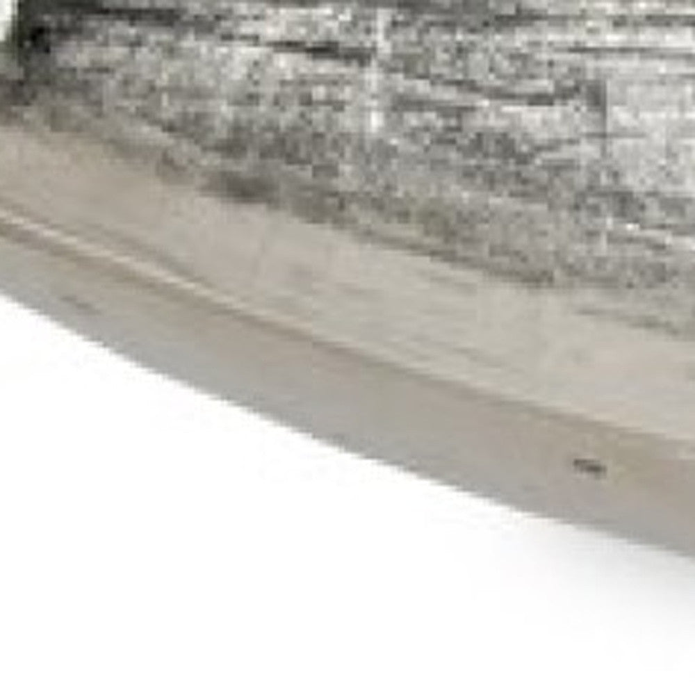 HomeRoots Silver Boat Shaped Modern Bowl