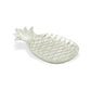 HomeRoots Silver Cast Iron Pineapple Centerpiece Shallow Bowl