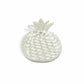 HomeRoots Silver Cast Iron Pineapple Centerpiece Shallow Bowl