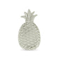 HomeRoots Silver Cast Iron Pineapple Centerpiece Shallow Bowl
